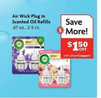 Family Dollar Air wick plug in scented oil refills offer