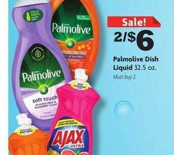 Family Dollar Palmolive dish liquid offer