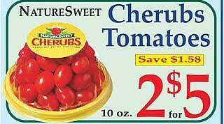 Market Basket Cherubs tomatoes naturesweet offer