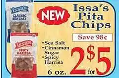 Market Basket Issa's pita chips offer