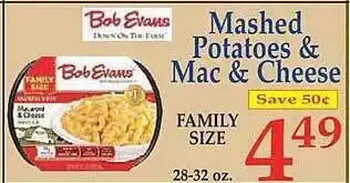Market Basket Mashed potatoes & mac & cheese offer