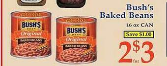 Market Basket Bush's baked beans offer