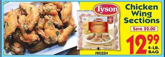 Market Basket Chicken wing sections offer