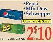Market Basket Pepsi, mtn dew, schweppes offer