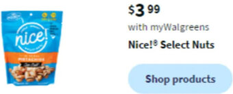 Walgreens Select Nuts offer