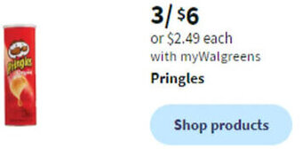Walgreens Pringles offer
