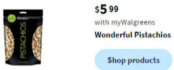 Walgreens Wonderful Pistachios offer