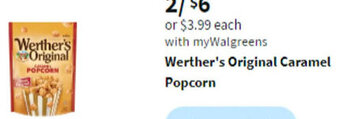 Walgreens Werther's Original Caramel Popcorn offer