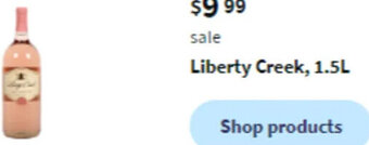 Walgreens Liberty Creek, 1.5l offer