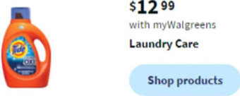 Walgreens Laundry Care offer