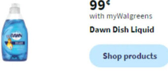 Walgreens Dawn Dish Liquid offer