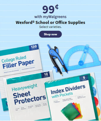Walgreens Wexford School Or Office Supplies offer