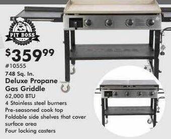 Valu Home Centers Deluxe propane gas griddle offer