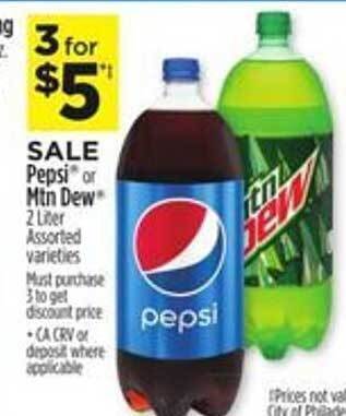 Dollar General Pepsi mtn dew offer