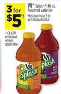 Dollar General V8 splash offer