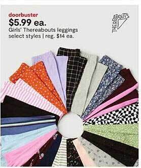 JC Penney Girls' thereabouts leggings select styles offer