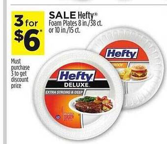 Dollar General Hefty foam plates offer