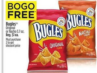 Dollar General Bugles original or nacho offer