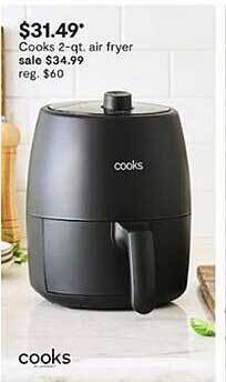 JC Penney Cooks 2-qt air fryer offer