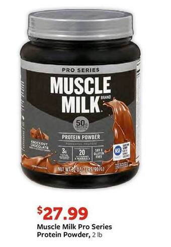 Fareway Muscle milk pro series protein powder offer