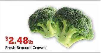 Fareway Fresh broccoli crowns offer