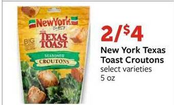 Fareway New york texas toast croutons offer