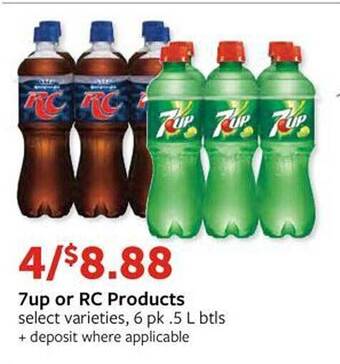 Fareway 7up or rc products offer
