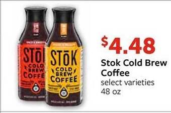 Fareway Stok cold brew coffee offer