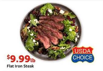 Fareway Flat iron steak offer