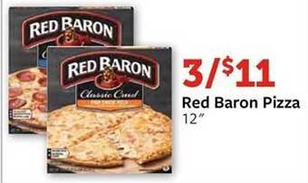 Fareway Red baron pizza offer