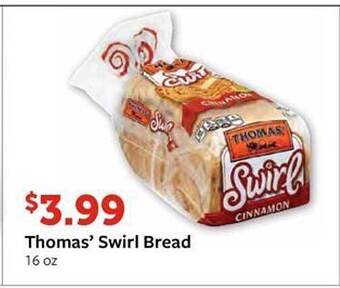 Fareway Thomas' swirl bread offer