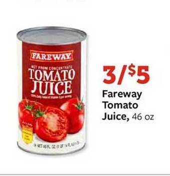 Fareway Fareway tomato juice offer