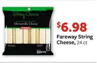 Fareway Fareway string cheese offer