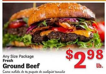 Food Depot Fresh ground beef offer