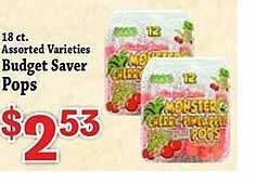 Budget saver pops
