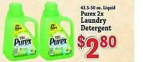 Food Depot Purex 2x laundry detergent offer