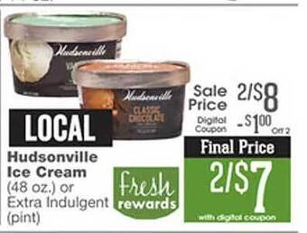 Forest Hills Food Hudsonville ice cream offer