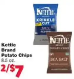 Dan's Supermarket Kettle Brand Potato Chips 8.5 oz. offer