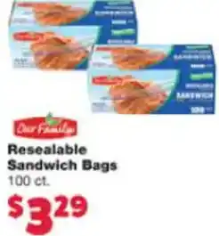 Dan's Supermarket Sandwich Bags 100 ct. offer