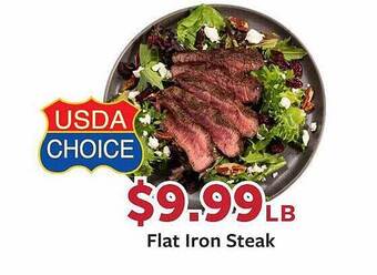 Fareway Flat iron steak offer