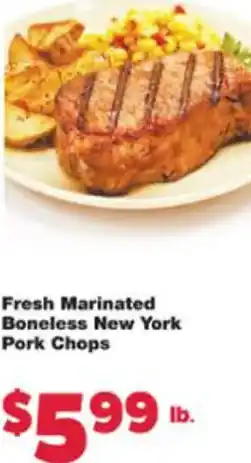 Dan's Supermarket Boneless New York Pork Chops offer