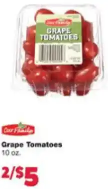 Dan's Supermarket Grape Tomatoes 10 oz. offer