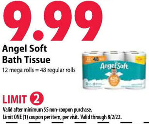 Festival Foods Angel Soft Bath Tissue offer