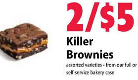 Festival Foods Killer Brownies offer