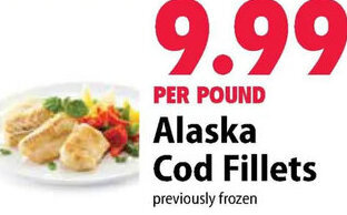 Festival Foods Alaska Cod Fillets offer