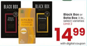 Albertsons Black Box or Bota Box offer