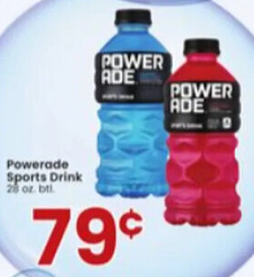 Albertsons Powerade Sports Drink 28 Oz. offer