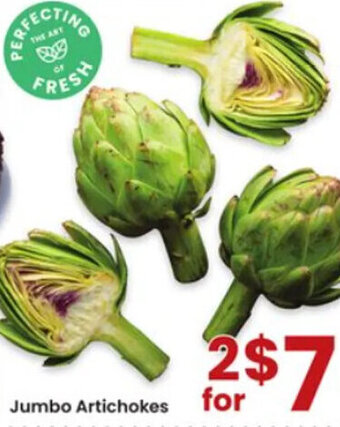 Albertsons Jumbo Artichokes offer
