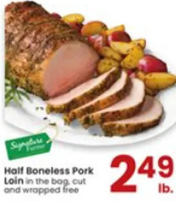 Albertsons Half Boneless Pork Loin offer