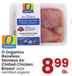 Albertsons O Organics Boneless Skinless Air Chilled Chicken Breast offer